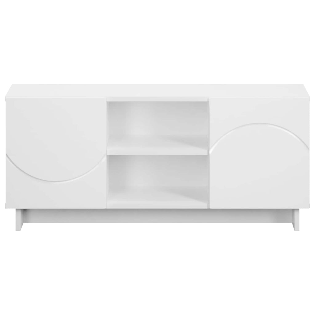 vidaXL Stół pod telewizor 90 x 34.5 x 40 cm Biały Drewno inżynieryjne