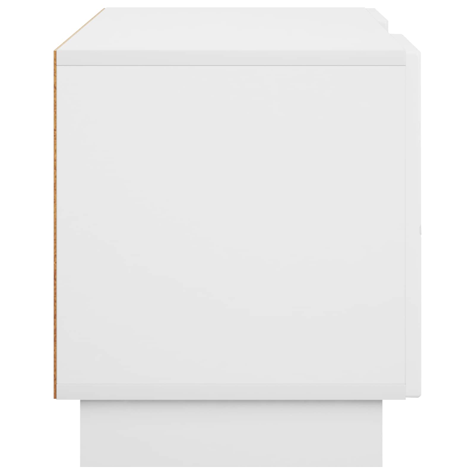 vidaXL Stół pod telewizor 90 x 34.5 x 40 cm Biały Drewno inżynieryjne