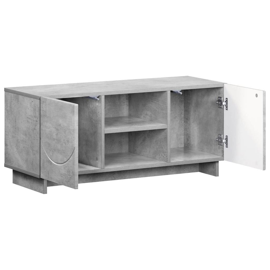 vidaXL Stół pod telewizor 90 x 34.5 x 40 cm Betonowy szary