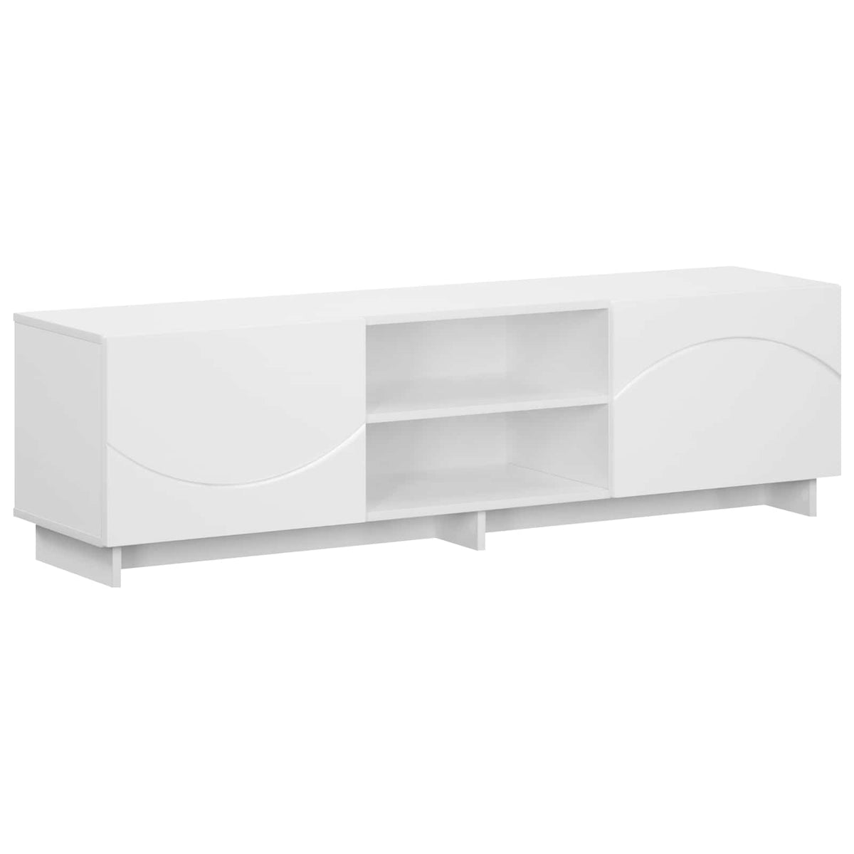 vidaXL Stół pod telewizor 140 x 34.5 x 40 cm Biały Drewno inżynieryjne