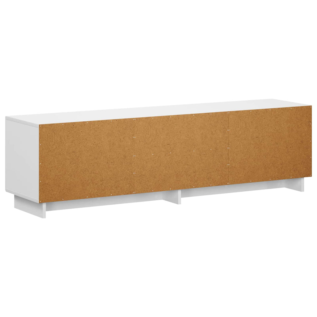 vidaXL Stół pod telewizor 140 x 34.5 x 40 cm Biały Drewno inżynieryjne