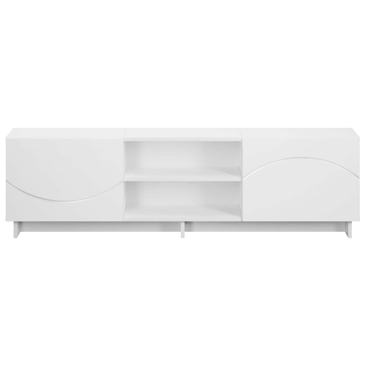 vidaXL Stół pod telewizor 140 x 34.5 x 40 cm Biały Drewno inżynieryjne