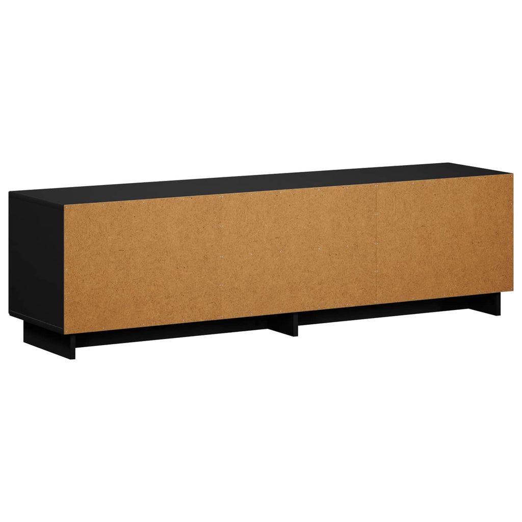 vidaXL Stół pod telewizor 140 x 34,5 x 40 cm Czarny