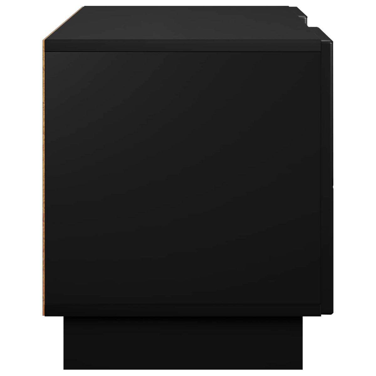 vidaXL Stół pod telewizor 140 x 34,5 x 40 cm Czarny