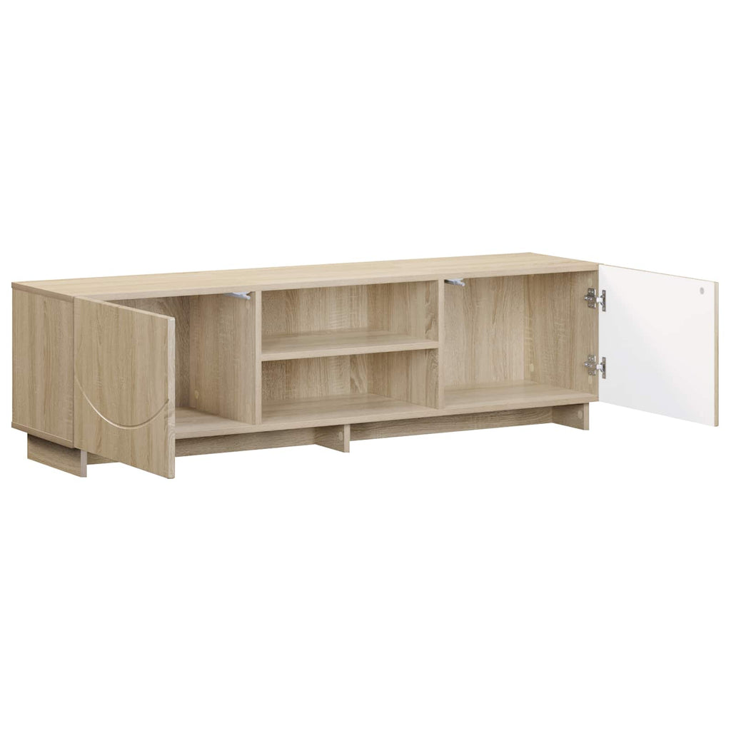vidaXL Stół pod telewizor 140 x 34,5 x 40 cm dąb Sonoma