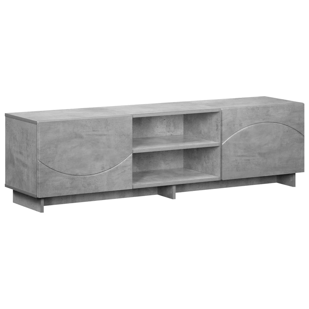 vidaXL Stół pod telewizor 140 x 34,5 x 40 cm Betonowy szary