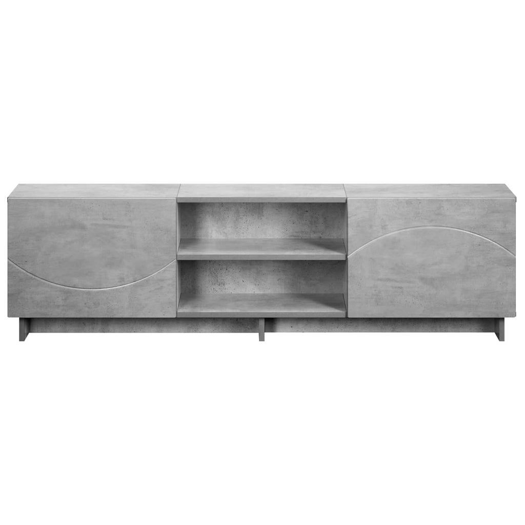 vidaXL Stół pod telewizor 140 x 34,5 x 40 cm Betonowy szary
