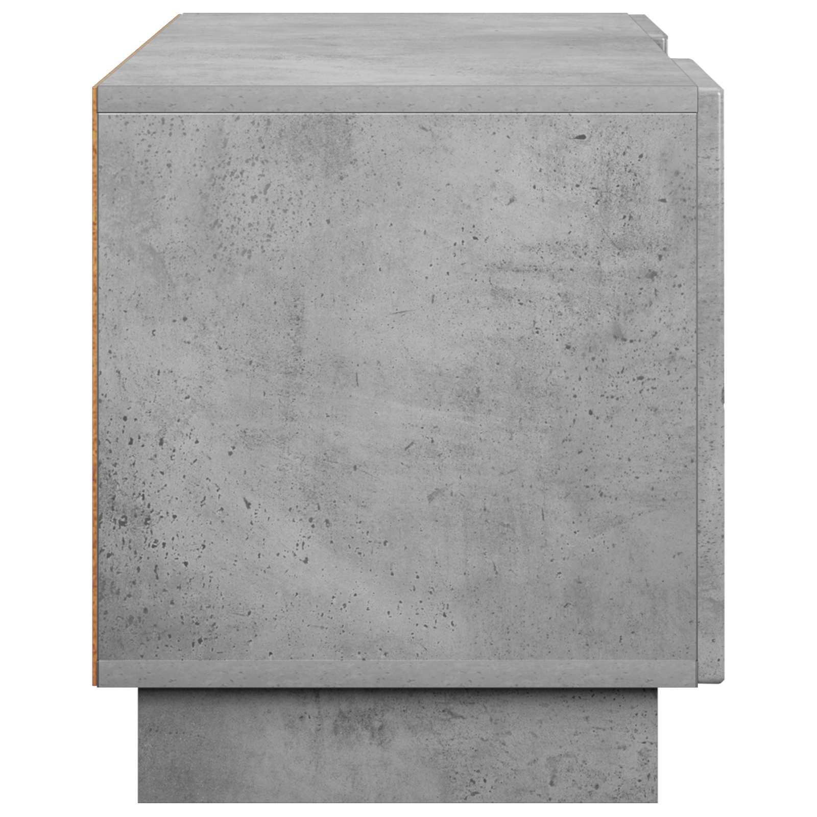 vidaXL Stół pod telewizor 140 x 34,5 x 40 cm Betonowy szary