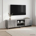 vidaXL Stół pod telewizor 140 x 34,5 x 40 cm Szary Sonoma