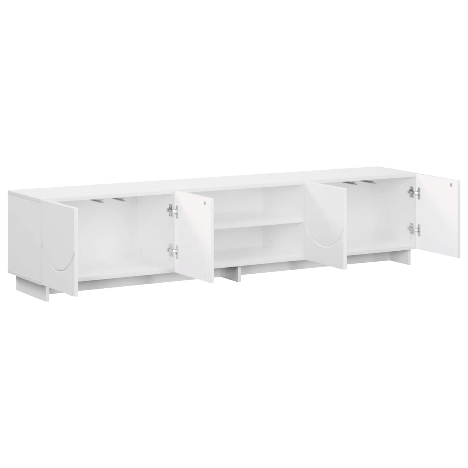 vidaXL Stół pod telewizor 180 x 34,5 x 40 cm Biały Drewno inżynieryjne