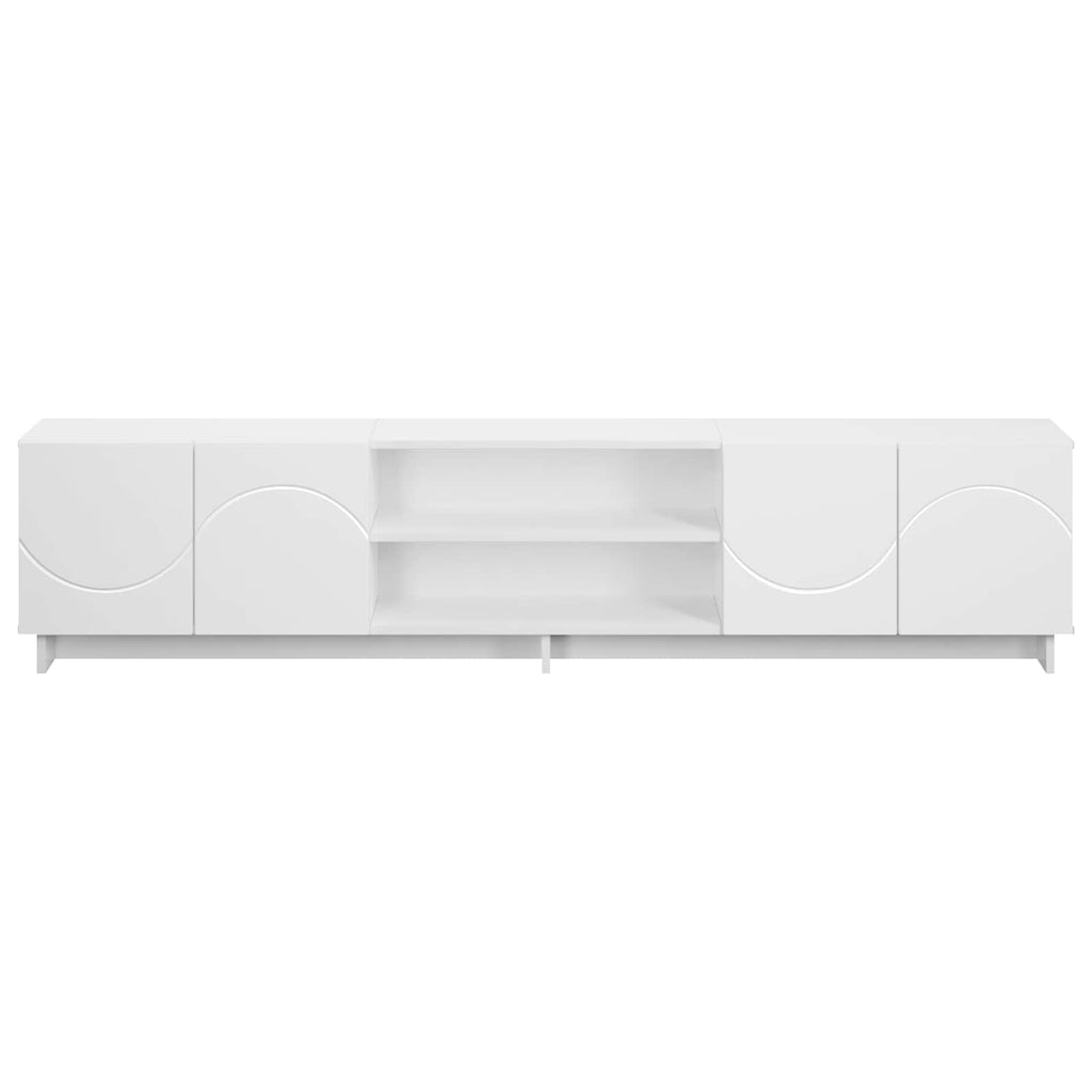 vidaXL Stół pod telewizor 180 x 34,5 x 40 cm Biały Drewno inżynieryjne