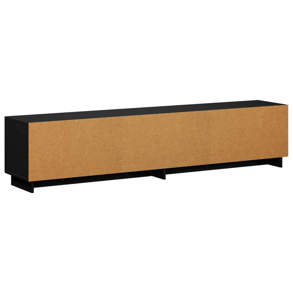 vidaXL Stół pod telewizor 180 x 34,5 x 40 cm Czarny