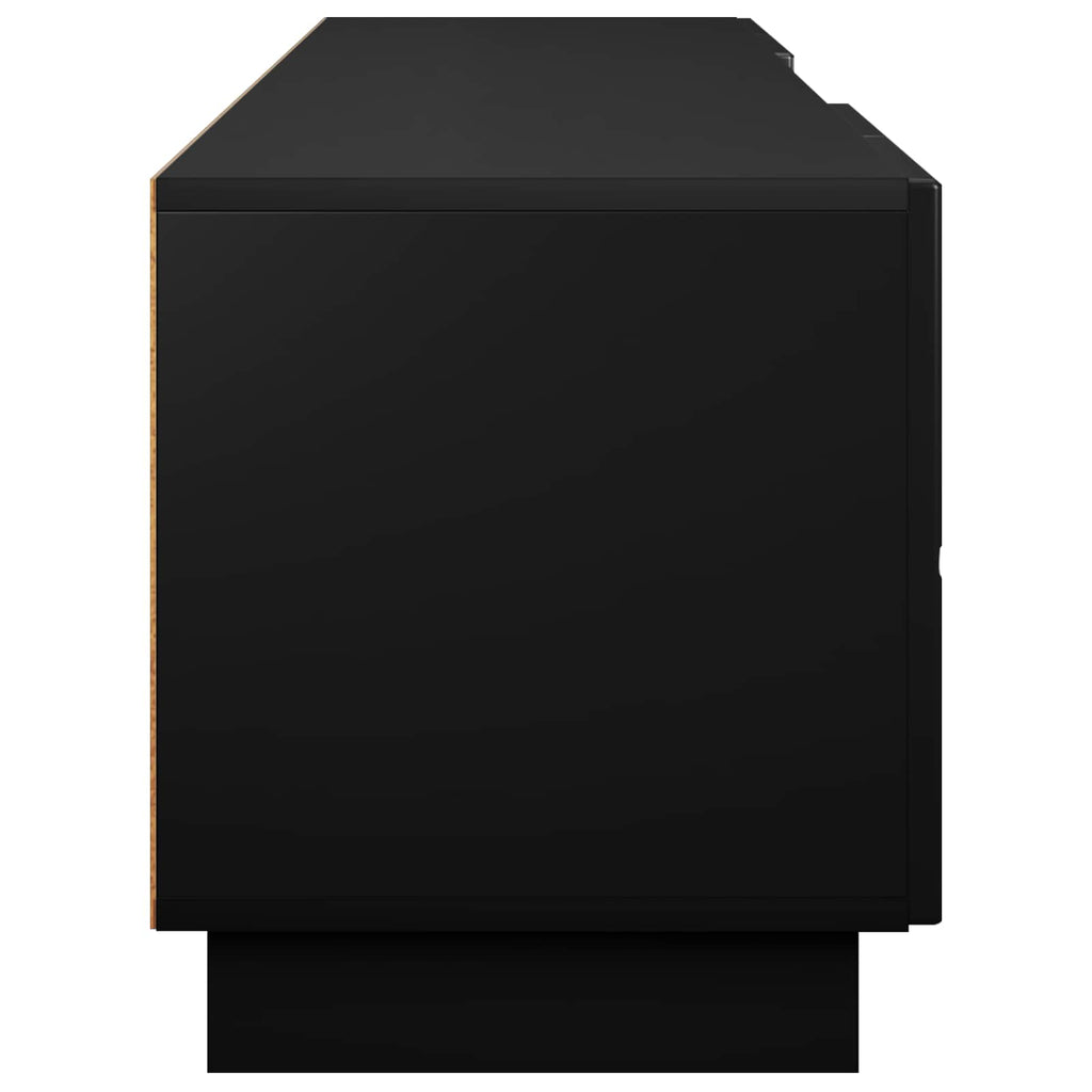 vidaXL Stół pod telewizor 180 x 34,5 x 40 cm Czarny