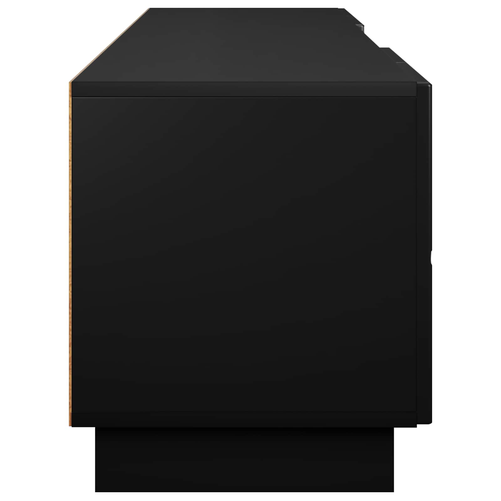 vidaXL Stół pod telewizor 180 x 34,5 x 40 cm Czarny