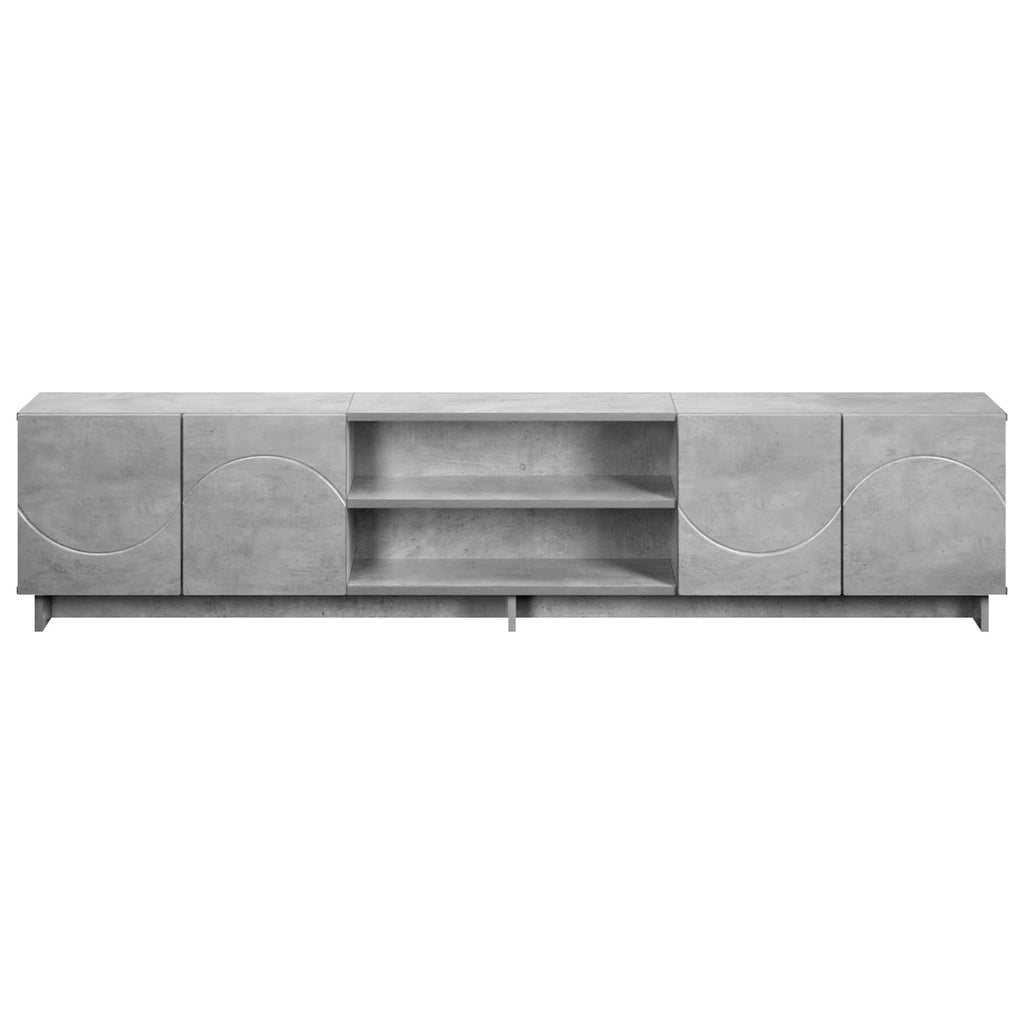 vidaXL Stół pod telewizor 180 x 34,5 x 40 cm Betonowy szary