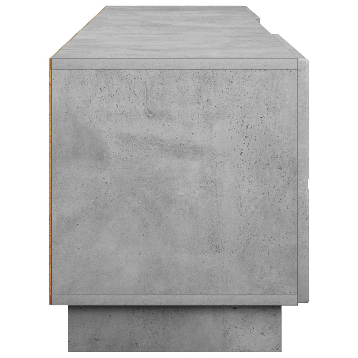 vidaXL Stół pod telewizor 180 x 34,5 x 40 cm Betonowy szary