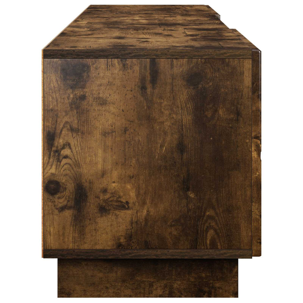 vidaXL Stół pod telewizor 180 x 34,5 x 40 cm Dąb wędzony