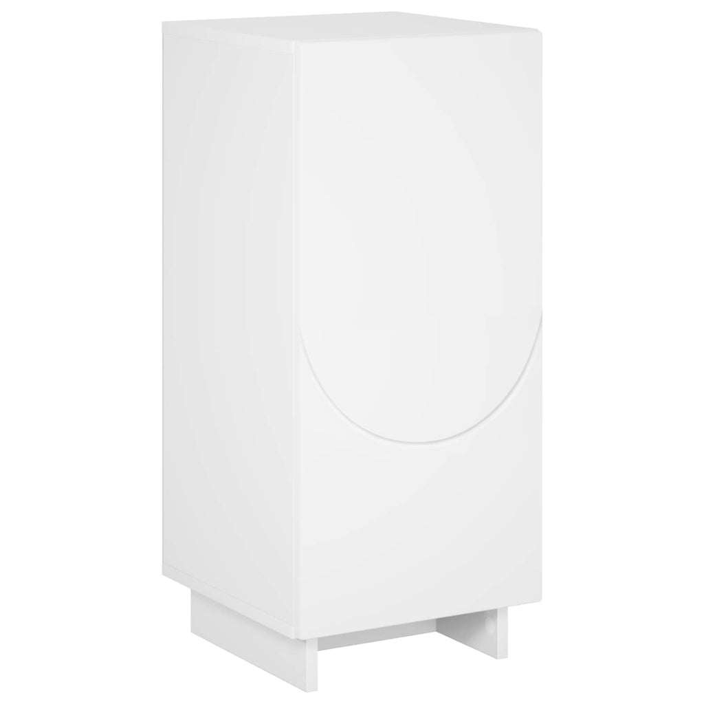 vidaXL Komoda Biały 33,5 x 34,5 x 75 cm Drewno inżynieryjne
