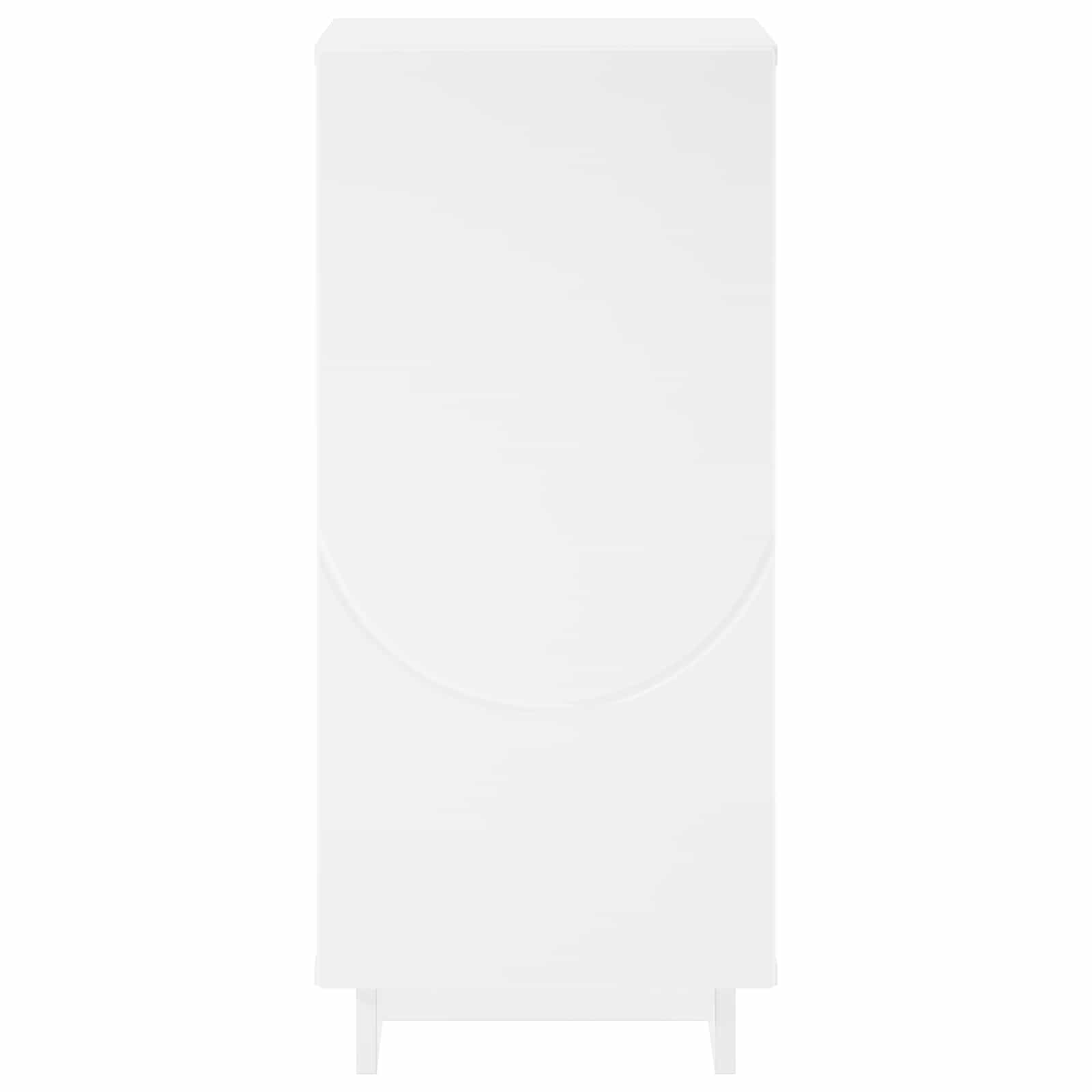 vidaXL Komoda Biały 33,5 x 34,5 x 75 cm Drewno inżynieryjne
