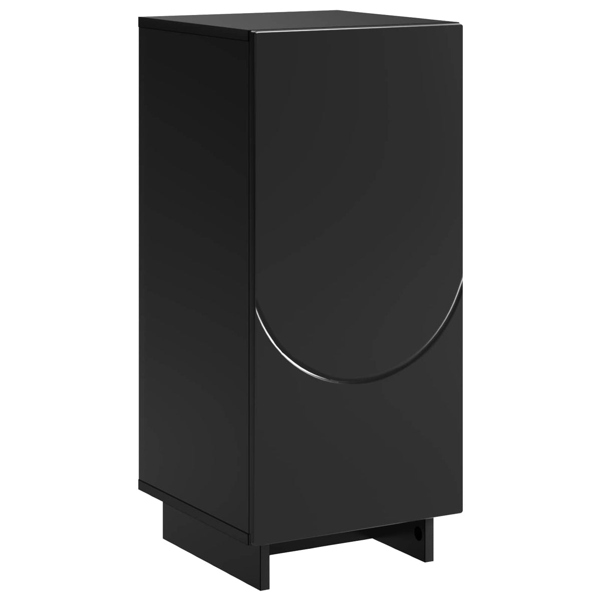 vidaXL Komoda Czarny 33,5 x 34,5 x 75 cm Drewno inżynieryjne