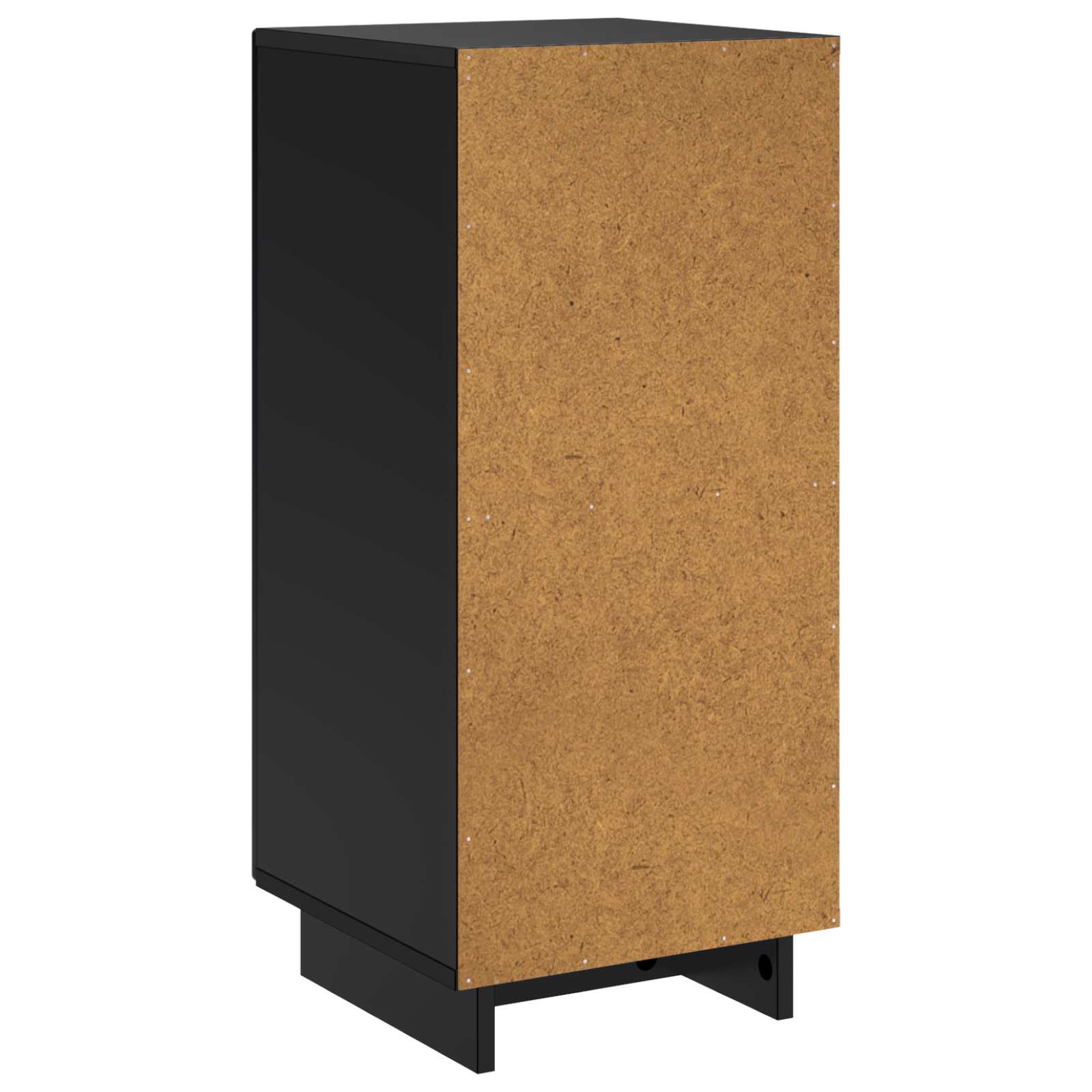vidaXL Komoda Czarny 33,5 x 34,5 x 75 cm Drewno inżynieryjne