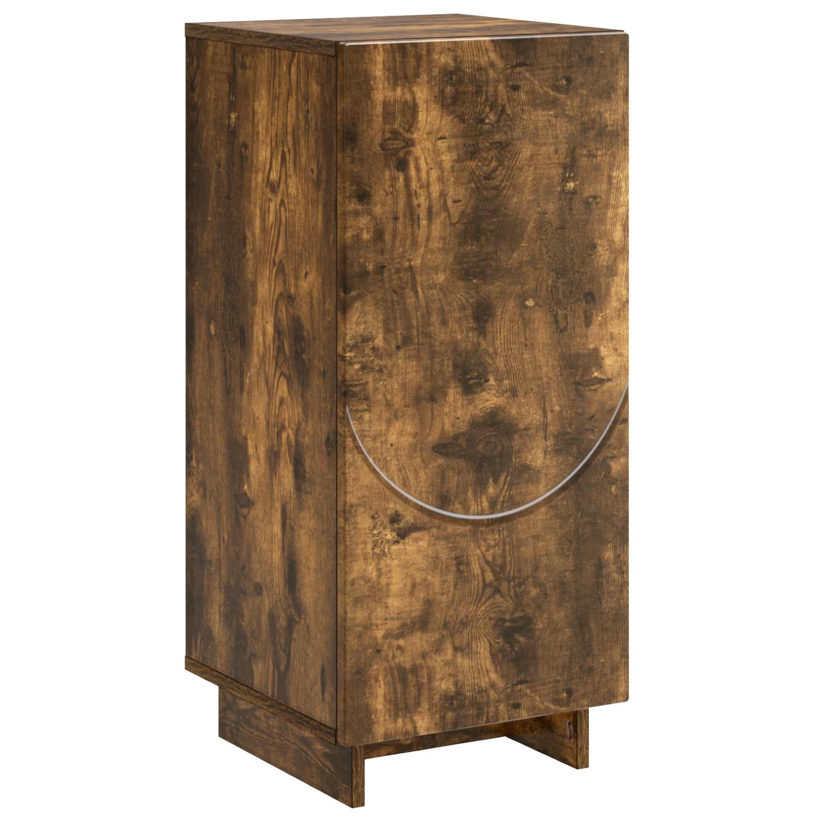 vidaXL Komoda Dąb wędzony 33,5 x 34,5 x 75 cm Drewno inżynieryjne