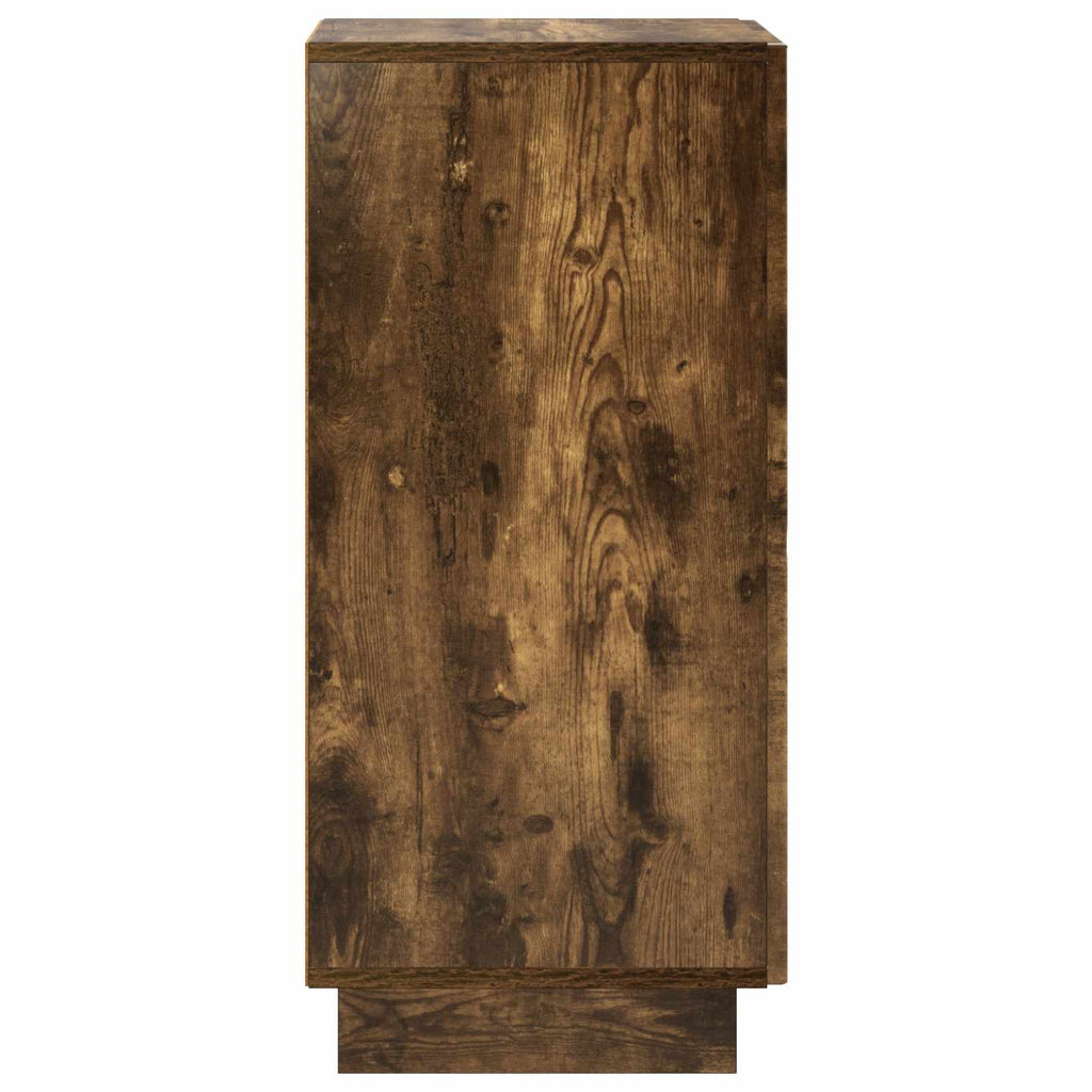 vidaXL Komoda Dąb wędzony 33,5 x 34,5 x 75 cm Drewno inżynieryjne