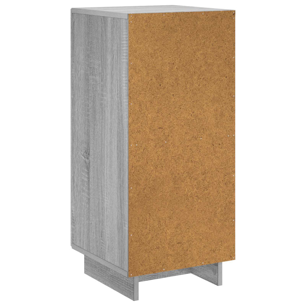 vidaXL Komoda Szary Sonoma 33,5 x 34,5 x 75 cm Drewno inżynieryjne