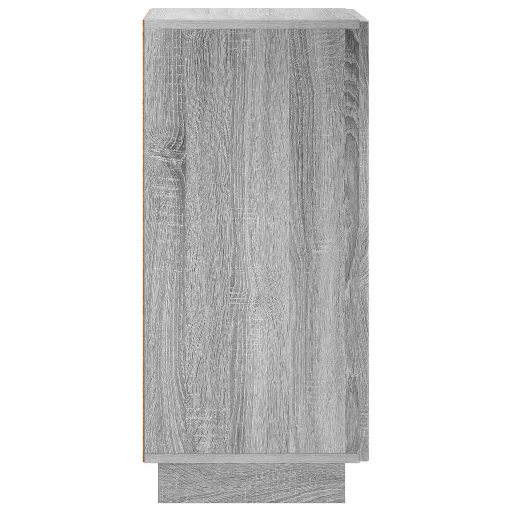 vidaXL Komoda Szary Sonoma 33,5 x 34,5 x 75 cm Drewno inżynieryjne