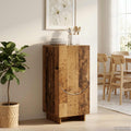 vidaXL Komoda Stare drewno 33,5 x 34,5 x 75 cm Drewno inżynieryjne