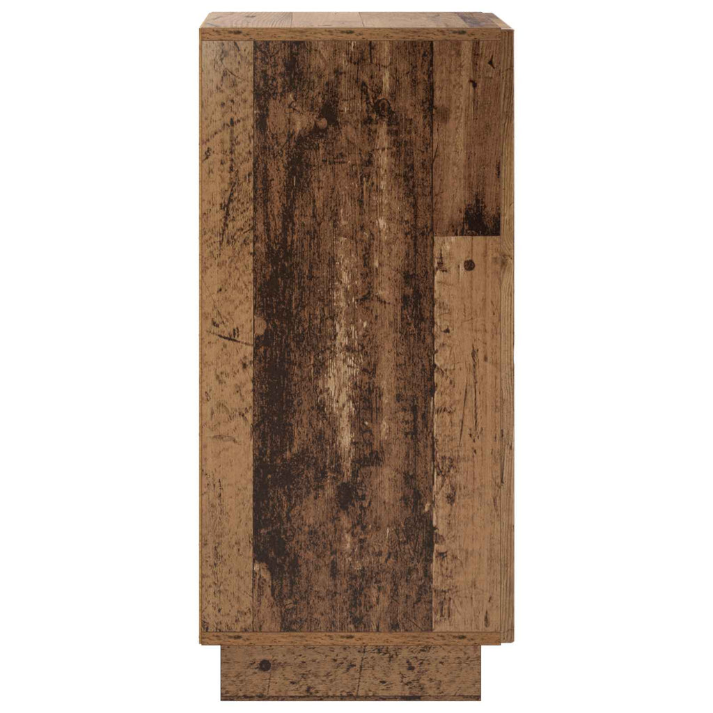 vidaXL Komoda Stare drewno 33,5 x 34,5 x 75 cm Drewno inżynieryjne