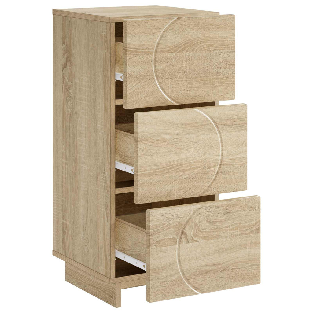 vidaXL Komoda dąb Sonoma 33,5 x 34,5 x 75 cm Drewno inżynieryjne
