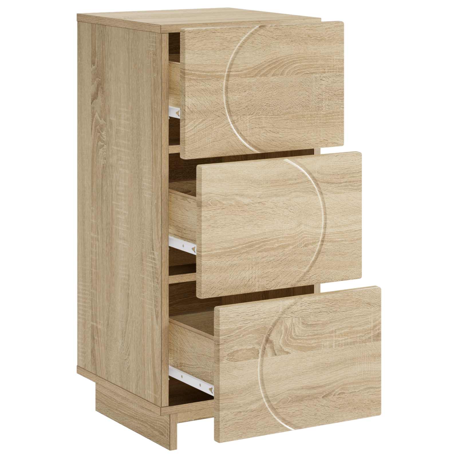 vidaXL Komoda dąb Sonoma 33,5 x 34,5 x 75 cm Drewno inżynieryjne
