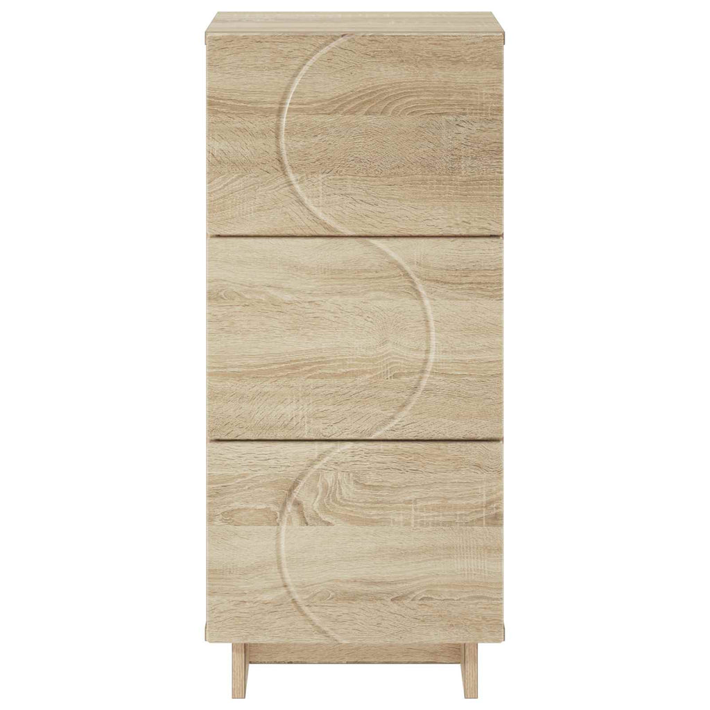 vidaXL Komoda dąb Sonoma 33,5 x 34,5 x 75 cm Drewno inżynieryjne
