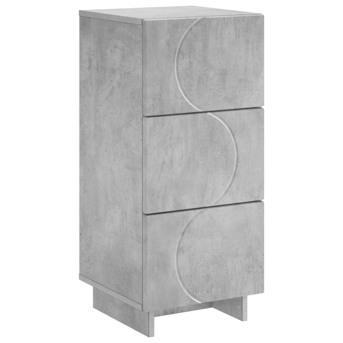 vidaXL Komoda Betonowy szary 33,5 x 34,5 x 75 cm Drewno inżynieryjne