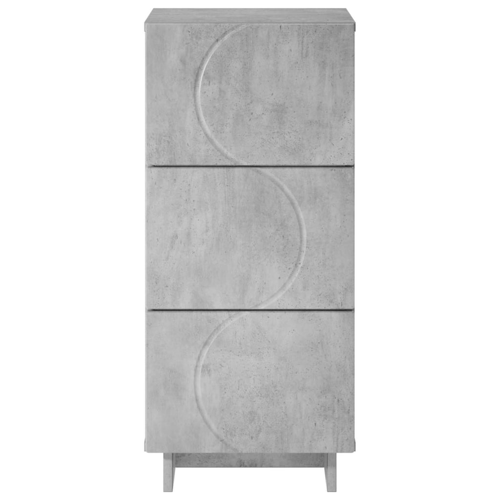 vidaXL Komoda Betonowy szary 33,5 x 34,5 x 75 cm Drewno inżynieryjne