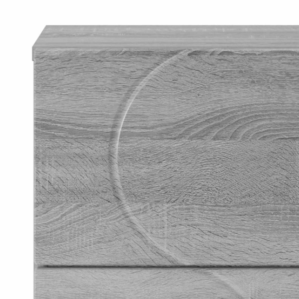 vidaXL Komoda Szary Sonoma 33,5 x 34,5 x 75 cm Drewno inżynieryjne