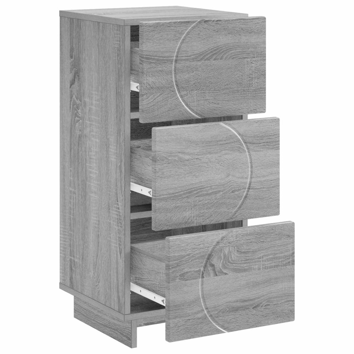 vidaXL Komoda Szary Sonoma 33,5 x 34,5 x 75 cm Drewno inżynieryjne