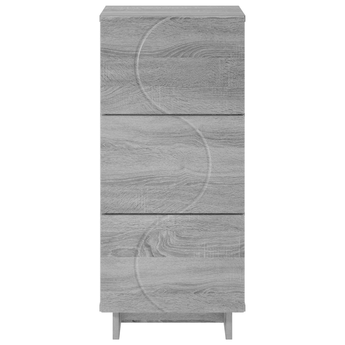 vidaXL Komoda Szary Sonoma 33,5 x 34,5 x 75 cm Drewno inżynieryjne