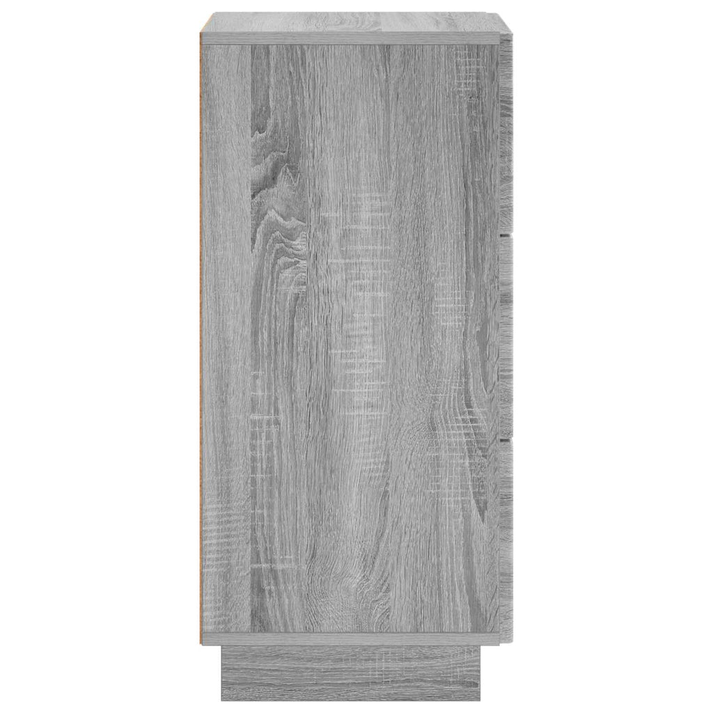 vidaXL Komoda Szary Sonoma 33,5 x 34,5 x 75 cm Drewno inżynieryjne