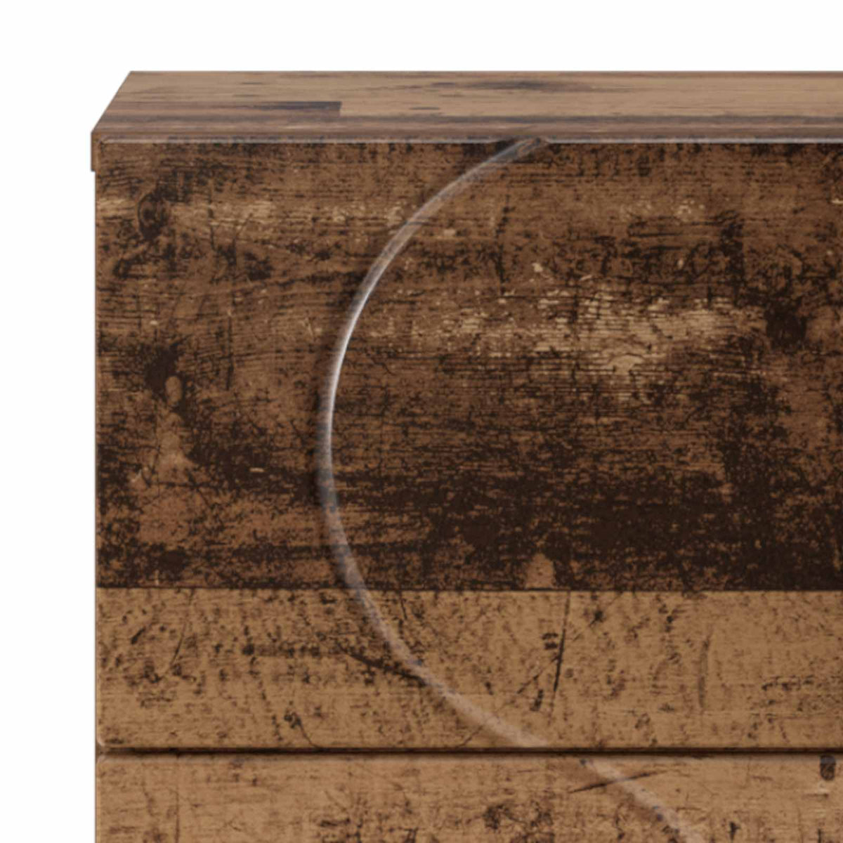 vidaXL Komoda Stare drewno 33,5 x 34,5 x 75 cm Drewno inżynieryjne
