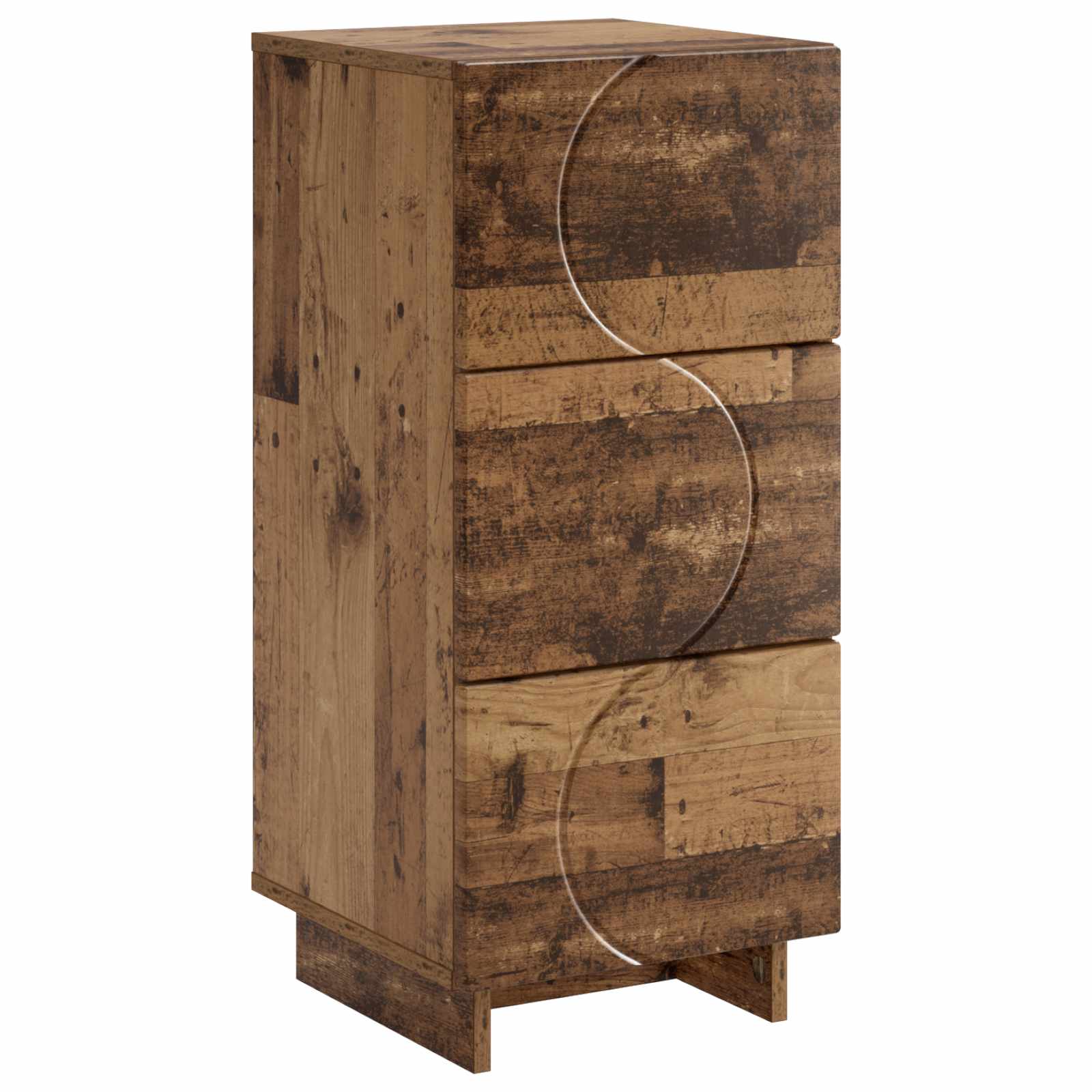 vidaXL Komoda Stare drewno 33,5 x 34,5 x 75 cm Drewno inżynieryjne