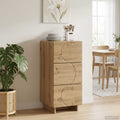 vidaXL Komoda Dąb artisan 33,5 x 34,5 x 75 cm Drewno inżynieryjne