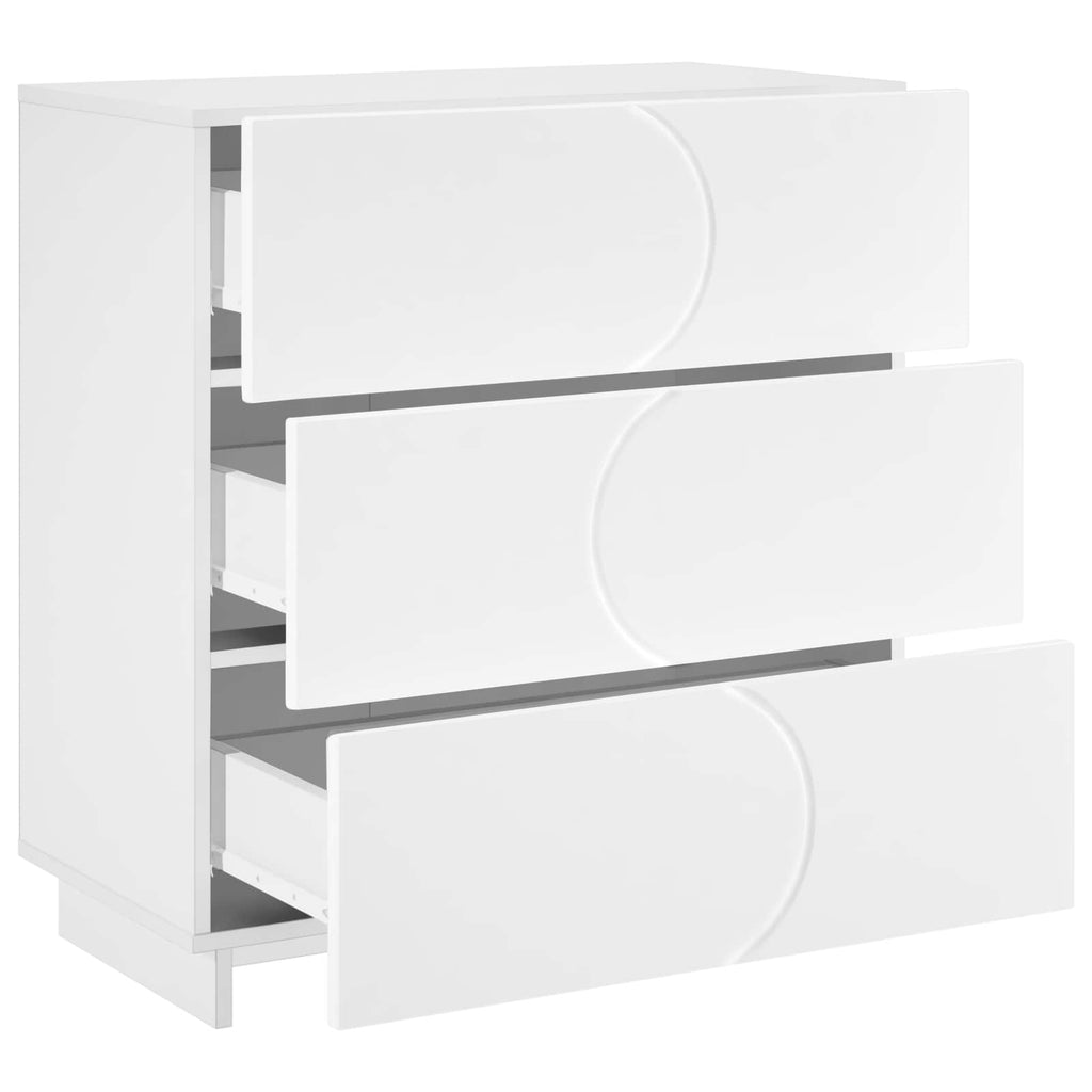 vidaXL Bufet Biały 70 x 38 x 75 cm Drewno inżynieryjne