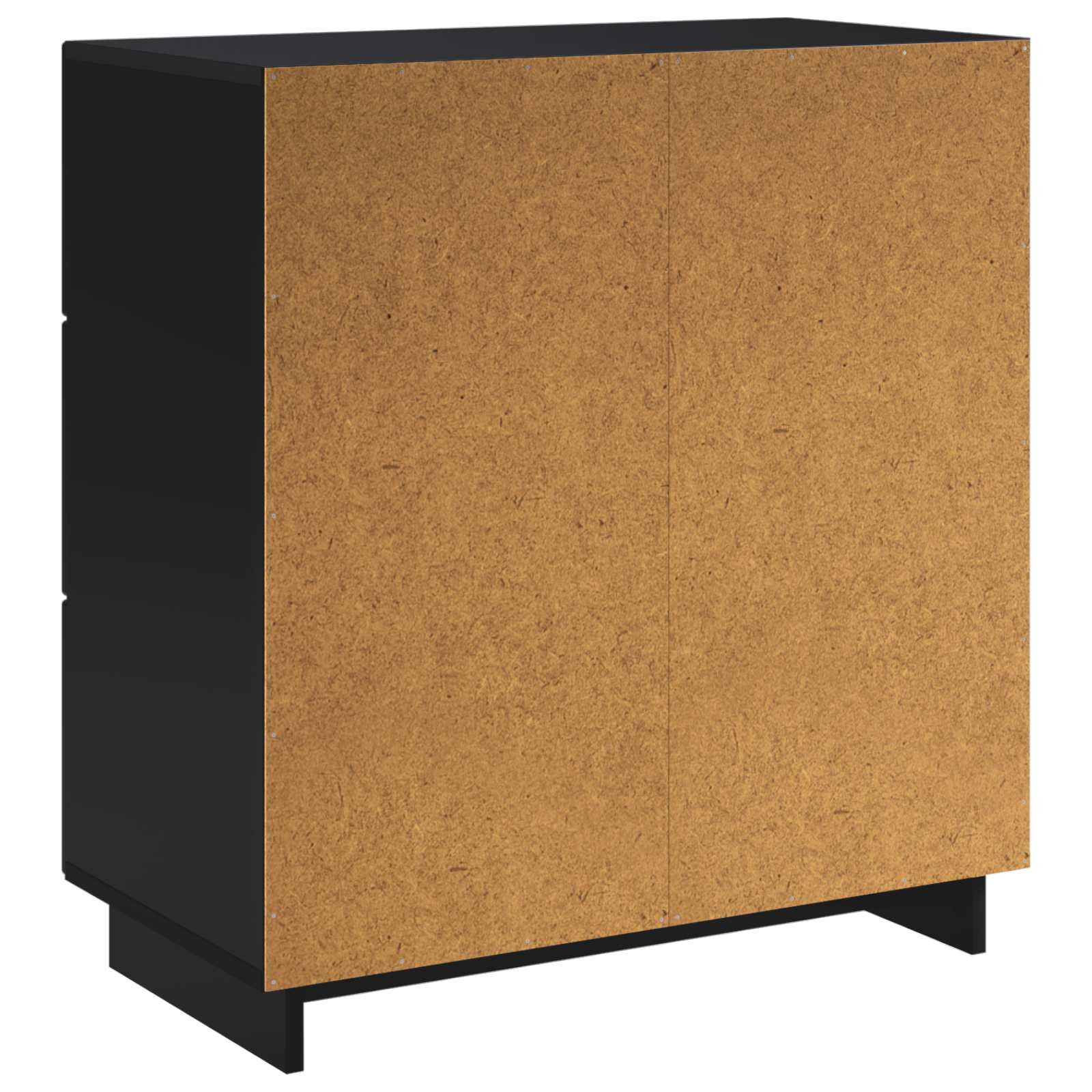 vidaXL Bufet Czarny 70 x 38 x 75 cm Drewno inżynieryjne