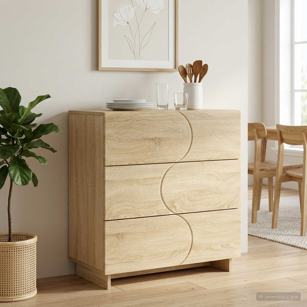 vidaXL Bufet dąb Sonoma 70 x 38 x 75 cm Drewno inżynieryjne