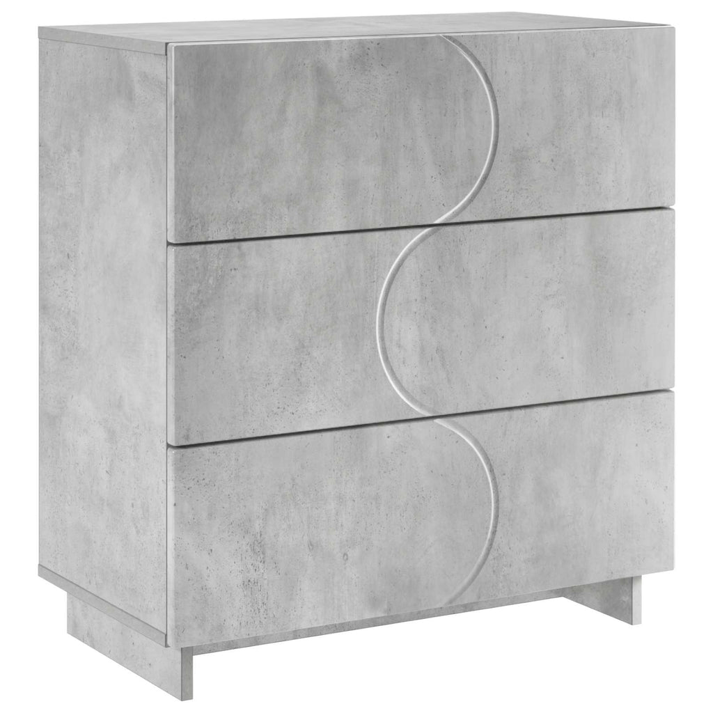 vidaXL Bufet Betonowy szary 70 x 38 x 75 cm Drewno inżynieryjne