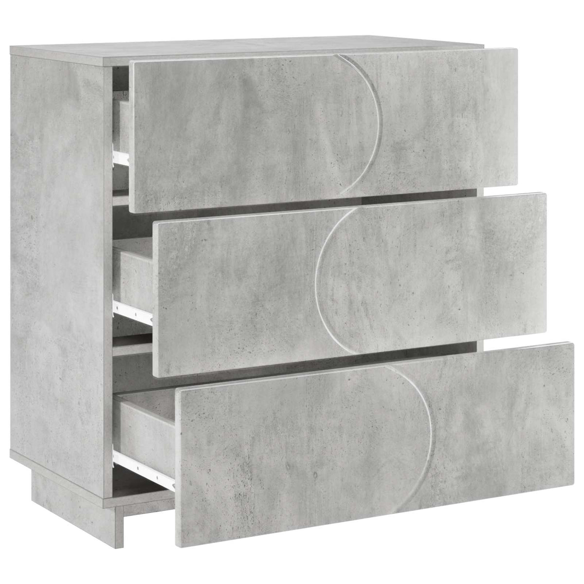vidaXL Bufet Betonowy szary 70 x 38 x 75 cm Drewno inżynieryjne