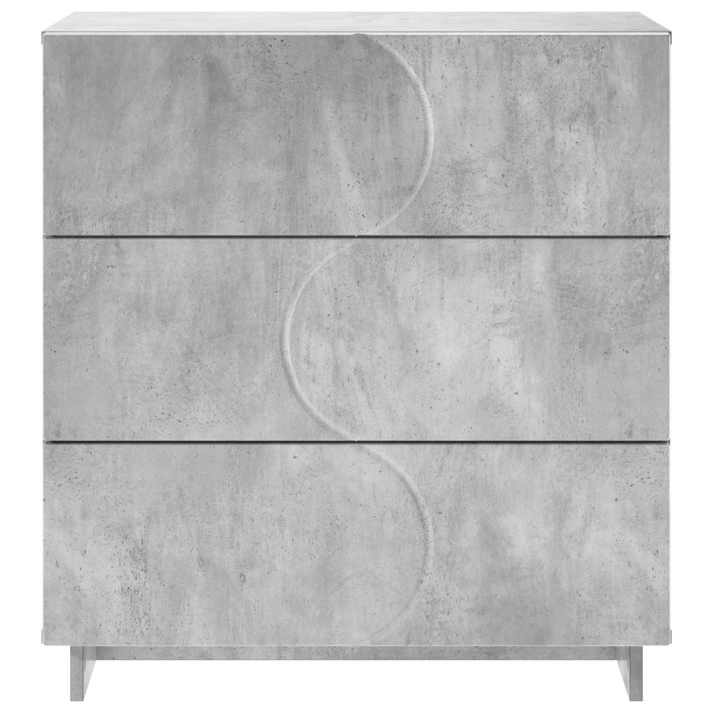 vidaXL Bufet Betonowy szary 70 x 38 x 75 cm Drewno inżynieryjne