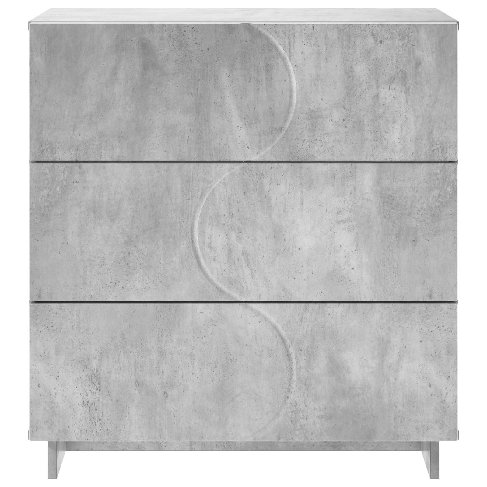 vidaXL Bufet Betonowy szary 70 x 38 x 75 cm Drewno inżynieryjne
